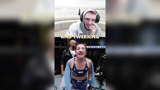 UFC FIGHTER TWERKS WITH COACH????????????#mma #ufc #funny #wild #twerk #dance