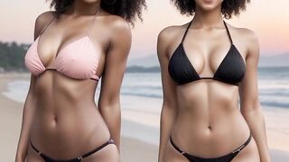 AI Chic Beauties in Bikinis #Bikinifashion #confidence