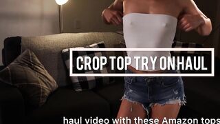 Try On Haul | Amazon Tops