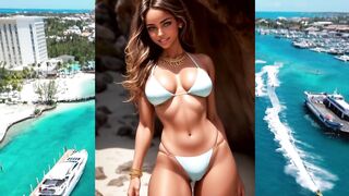 Bikinis No. 6 The Bahamas .27 | 4K AI LookBook AI Fashion Art