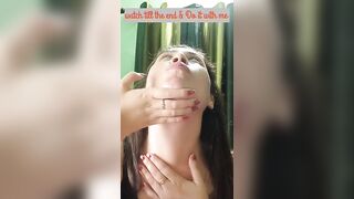 Neck stretching/double chin Reduction Yoga #facelift #facemassage #shorts #youtubeshorts #trending