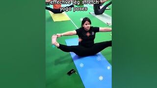 Unlock tightness effective leg stretch yoga poses #newvideo #yogaexercises #weightloss