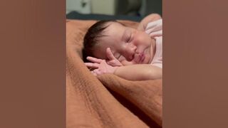 Morning Stretches #stretching #baby #aww #newbornbaby