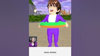 Yoga nakal di kolam renang pas hujan jadi kesambar petir #shorts #sakuraschoolsimulator