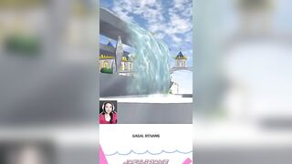 Yoga nakal di kolam renang pas hujan jadi kesambar petir #shorts #sakuraschoolsimulator