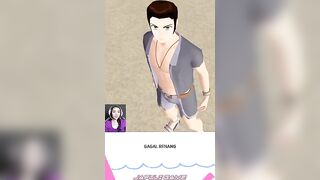 Yoga nakal di kolam renang pas hujan jadi kesambar petir #shorts #sakuraschoolsimulator