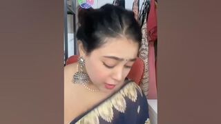 Try On Haul Saree #beauty #fashiontrends #tiktok #funny #beautyfashion #style #lovely