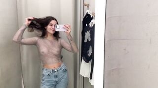 Transparent Clothes Try on Haul with Emi See through try on