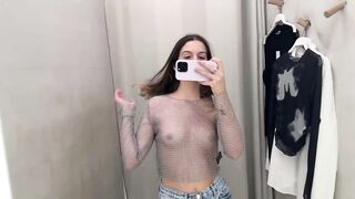 Transparent Clothes Try on Haul with Emi See through try on