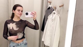 Transparent Clothes Try on Haul with Emi See through try on