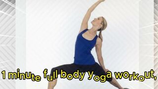 1-Minute Morning Yoga: 3 Effective Back Stretching Exercises with Serena CoCo Yoga!