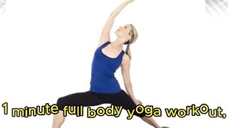 1-Minute Morning Yoga: 3 Effective Back Stretching Exercises with Serena CoCo Yoga!