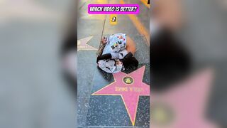 MOST FLEXIBLE PERSON IN THE WORLD PERFORMING ON HOLLYWOOD BLVD! WHICH VIDEO WAS BETTER? ????????