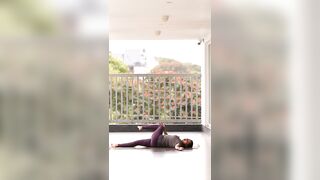 Day 6 | Supta Matsyendrasana | 100 Days of Yoga | #yogashorts