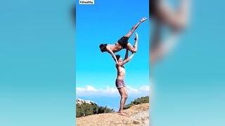 The Shadow of Death ???? acrobatics #acroyoga #yoga #death #subscribe #viral