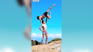 The Shadow of Death ???? acrobatics #acroyoga #yoga #death #subscribe #viral