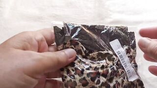 Sexy Bikini Leopard Lingerie Panty Haul /Riview from Lazada #72 #bikini #haul