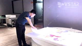 New technology VSTAR Flexible Transparent led film display for brand advertising