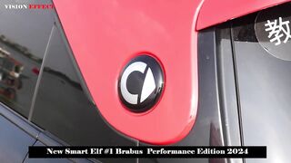 Both Powerful and Flexible, 0-100 in 3.9 Seconds, New Smart Elf #1 Brabus Performance Edition 2024