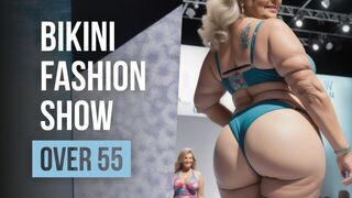 Bikini fashion show ???? for older women???? Natural Old Women over 55