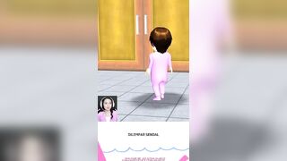 Gara gara pecahin vas bunga, Yoga jadi dilempar sendal #shorts #sakuraschoolsimulator