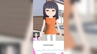 Gara gara pecahin vas bunga, Yoga jadi dilempar sendal #shorts #sakuraschoolsimulator