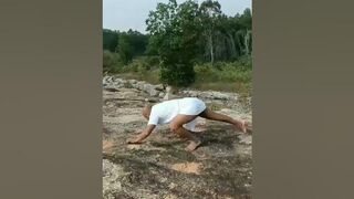 Lizard push ups #pushups #yoga