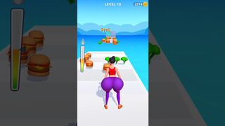 TWERK RACE 3D - RUNNING GAME ( LEVEL 10 ) #shorts