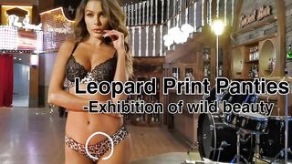 The beauty of leopard print, the art of lace - a lingerie collection that cannot be hidden