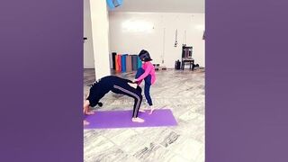 yoga pose ##hardwork ##shortvideo ##trendingshorts