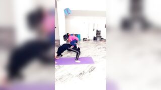 yoga pose ##hardwork ##shortvideo ##trendingshorts