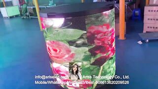 Soft module flexibl e LED display Flexible LED Module rollable Led display Fullcolor Sound Cylindric