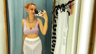 See-through Try On Haul Women Clothes | Fully Transparent Lingerie | Very revealing!????