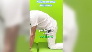 Allungamento fascia muscolatura anteriore #paoas #quadricipite #muscoli #stretching #dolore #salute