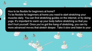 [SOLVED] HOW TO BE FLEXIBLE FOR BEGINNERS AT HOME?