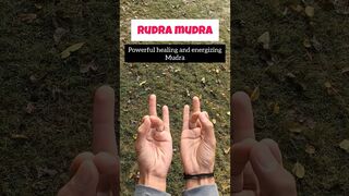 Rudra mudra | Powerful healing and energizing mudra #yoga #shorts #youtubeshorts #mudra #viral