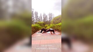 Advanced Yoga Asana with My Mother- Asha Pandya | Yoga with Urmi Pandya