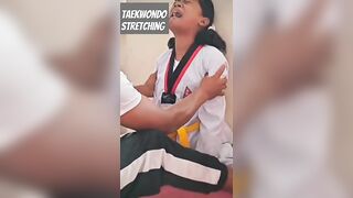 Taekwondo stretching