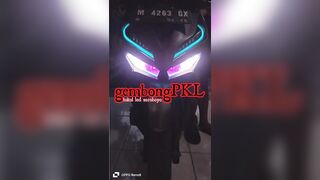 Variasi lampu led SURABAYA, DRL alis neon flexible +devil ( VARIO ). Minat monggo WA 082129241927