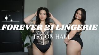 FOREVER 21 MESH LINGERIE TRY ON HAUL | AWISABEL