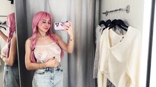 See-through Try On Haul Women Clothes | Fully Transparent Lingerie | Very revealing!????