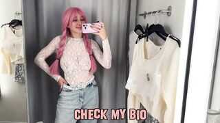 See-through Try On Haul Women Clothes | Fully Transparent Lingerie | Very revealing!????