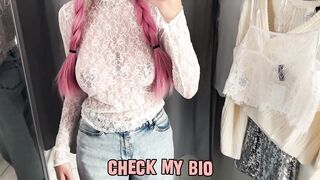 See-through Try On Haul Women Clothes | Fully Transparent Lingerie | Very revealing!????