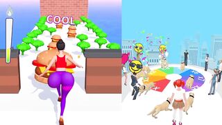 Twerk Rase 3d !! Dog Run game !! gameplay