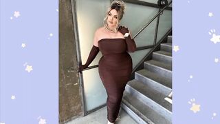 BODYSUIT OUTFIT BEAUTIFUL DRESS ????TRY ON HAUL AND IDEAS FOR YOU ????CURVY MODEL FHASION,PLUS SIZE HAUL