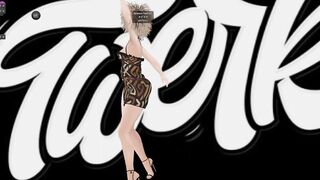 Akikazu Fashion - Twerk Second Life - Test Rig Dress - Teste du rig de ma robe sur Second life