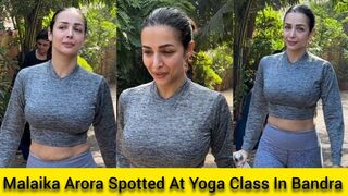 Gorgeous Malaika Arora Spotted At Yoga Class In Bandra????♥️????