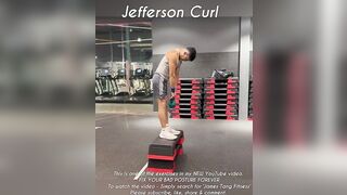 Jefferson Curl #mobility #stretchingexercises #spinemobility #spinehealth #spinestretch #flexible