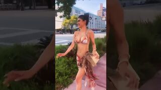 mouni roy fun in Miami in bikinis | Bikini shots #mouniroy #viral #shots