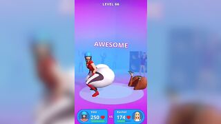 Twerk Run | Funny Games | Twerk Race 3D Running Game | Android Gameplay (Level 64 To 66) #shorts